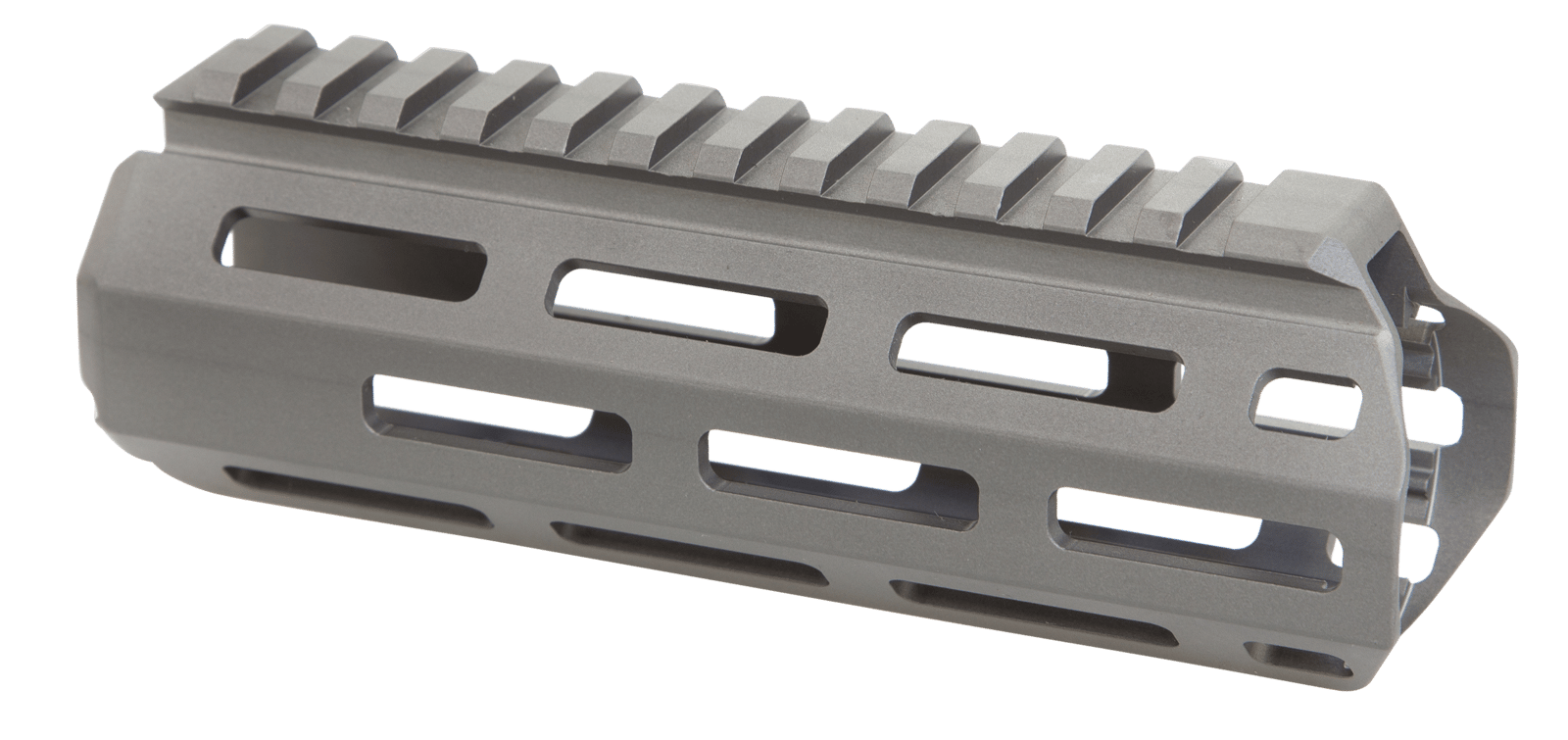 Q LLC 6HBMLOKHG Handguard  M-LOK Aluminum Gray Q LLC Honey Badger 6"