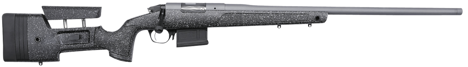 Bergara Rifles BPR20300MC Premier HMR Pro 300 Win Mag 5+1 26" Threaded Barrel Tactical Gray Cerakote, Black w/Gray Fleck Stock