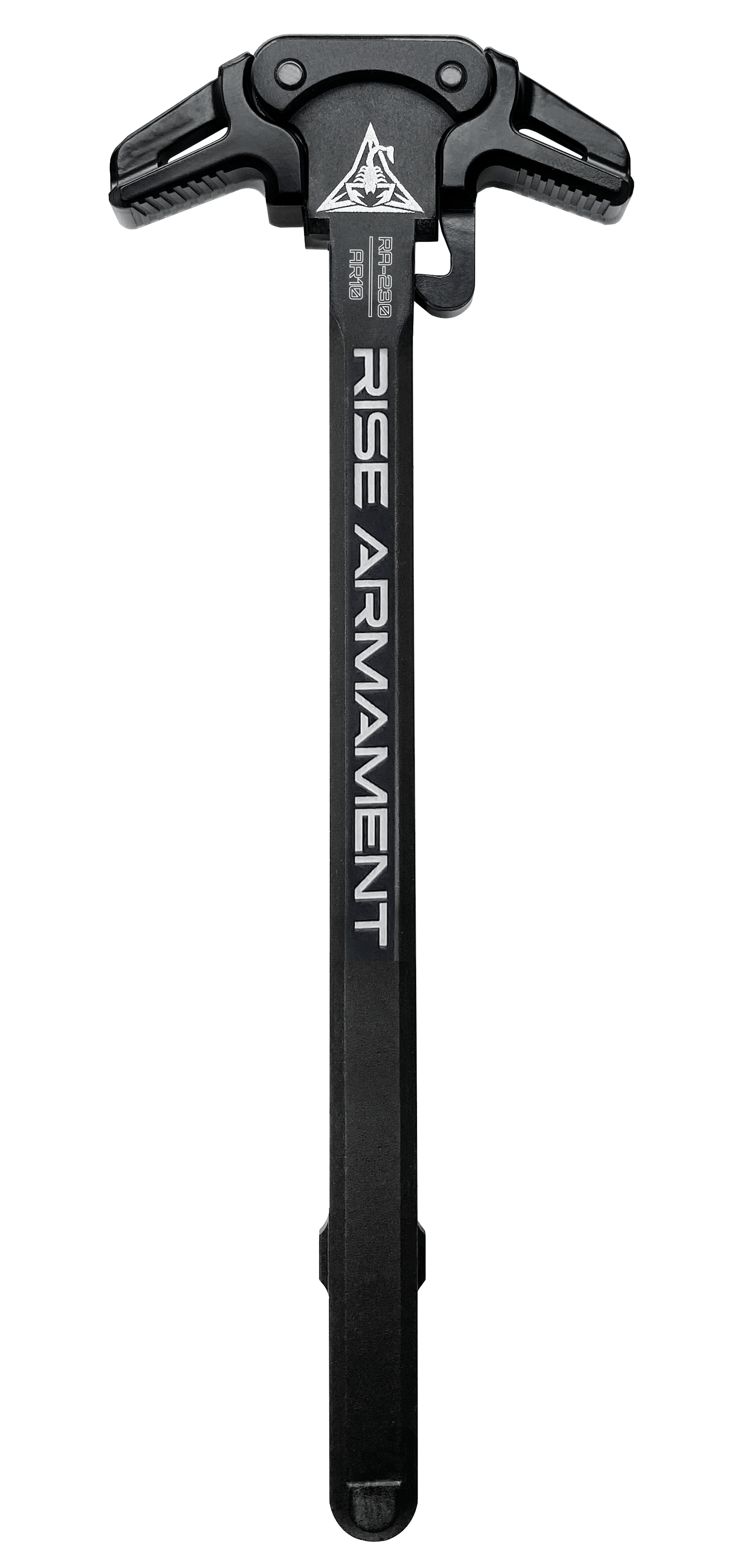 Rise Armament RA230BLK RA-230 Charging Handle AR-10 Black Anodized Aluminum Ambidextrous Hand