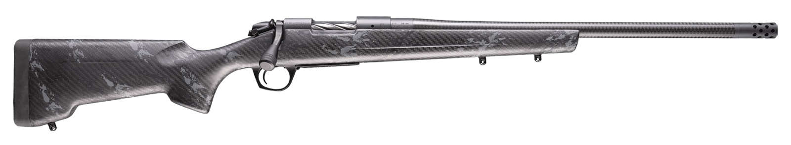 Bergara Rifles B14LM12013CF B-14 Cima CF 7mm PRC 3+1 22" CURE Carbon Fiber Barrel, Sniper Gray Cerakote Receiver, RTM Sporter Carbon Fiber Stock