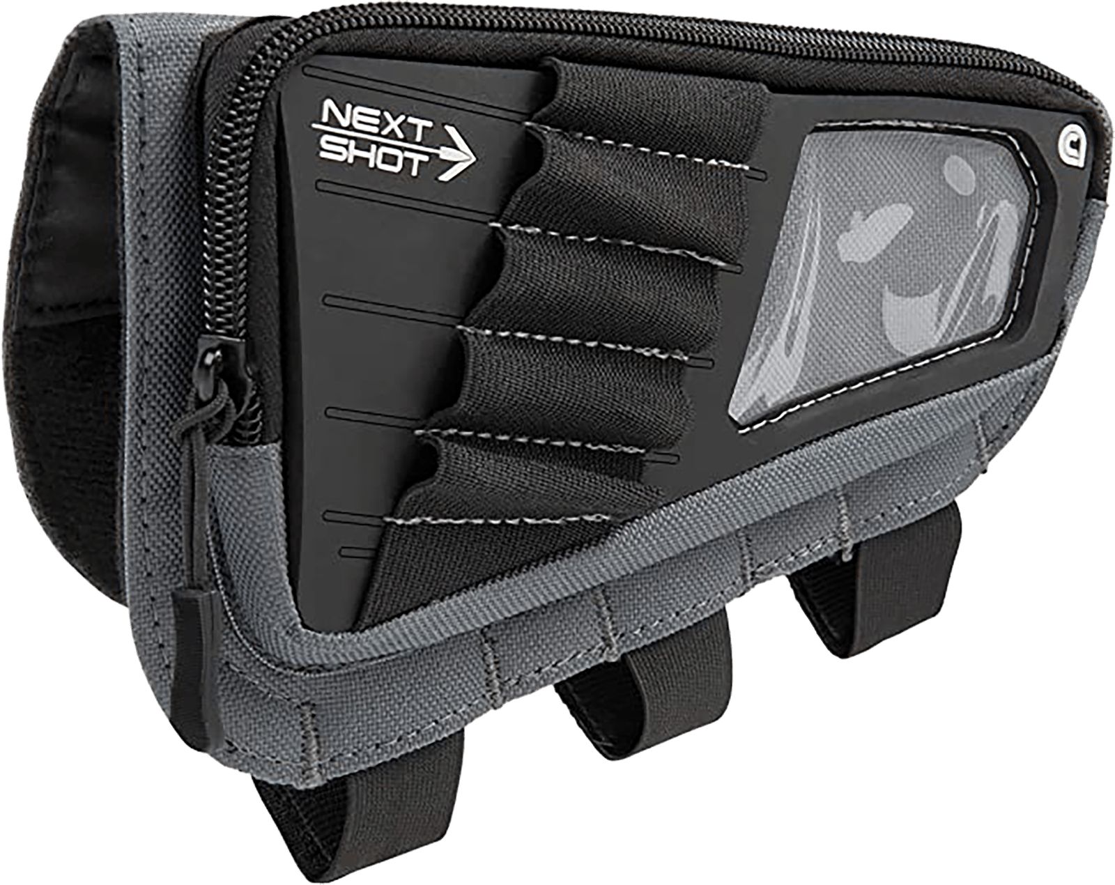 Allen 8528 Next Shot Cody Buttstock Pouch 223-300 Win Magnum Gray 5rd Rifle