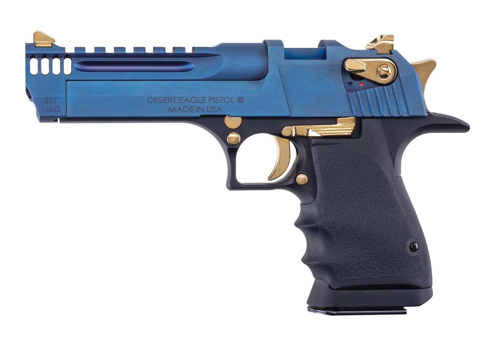 MR DESERT EAGLE 357MAG 5 BLK/CARBO BLUE