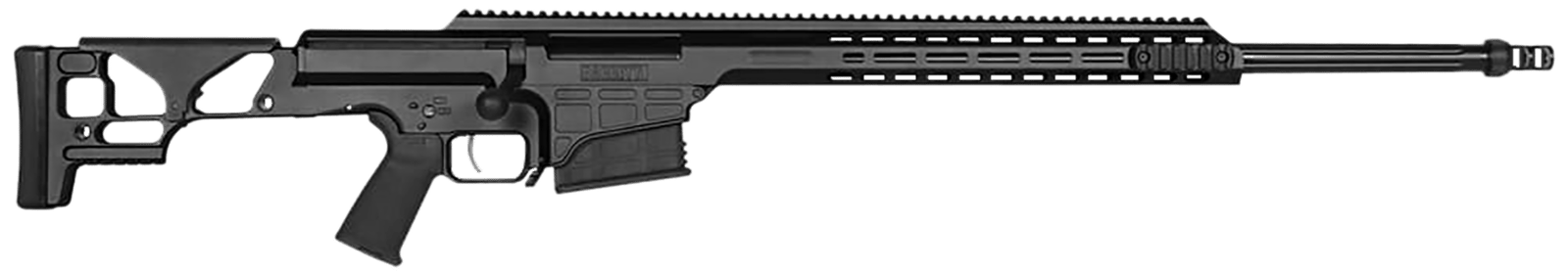 Barrett 18514 MRAD  308 Win 24" 10+1 Black Cerakote Black Fixed Adjustable Comb Stock Black Polymer Grip Right Hand