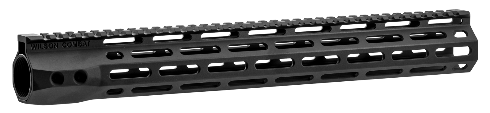 Wilson Combat TRMLOK15 M-LOK Rail  AR-15 Black Hardcoat Anodized 6005A-T5 Aluminum 15" M-LOK