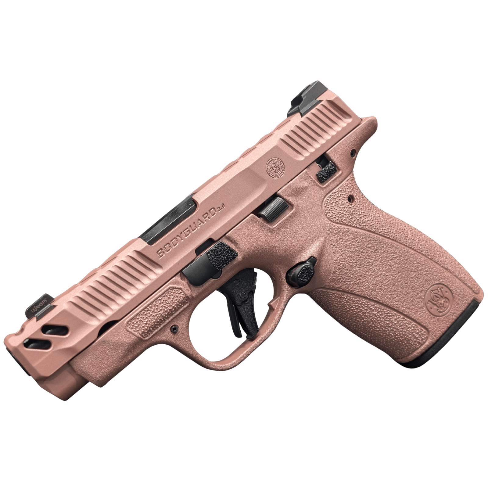 SMITH & WESSON PC BODYGUARD 2.0 CARRY COMP ROSE GOLD 380ACP PISTOL 3.1" M.S  1-10RD, 1-12RD MAG