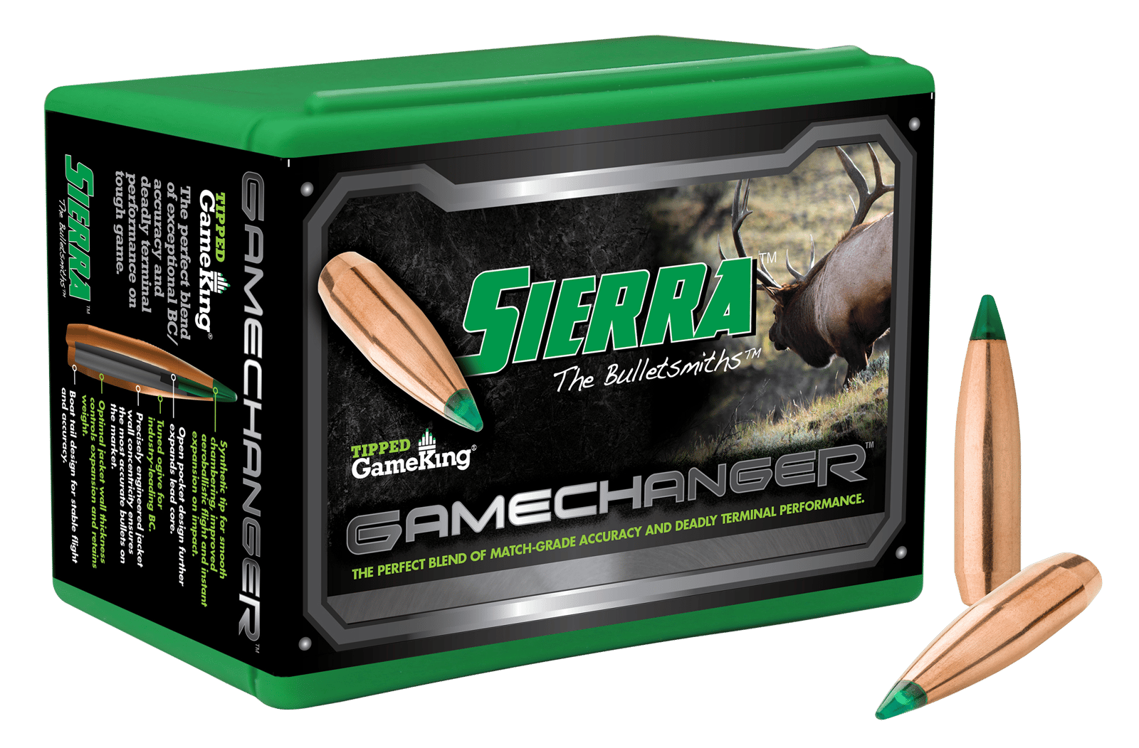 Sierra 4625 Tipped GameKing  308Win 125gr Tipped GameKing 100/Box