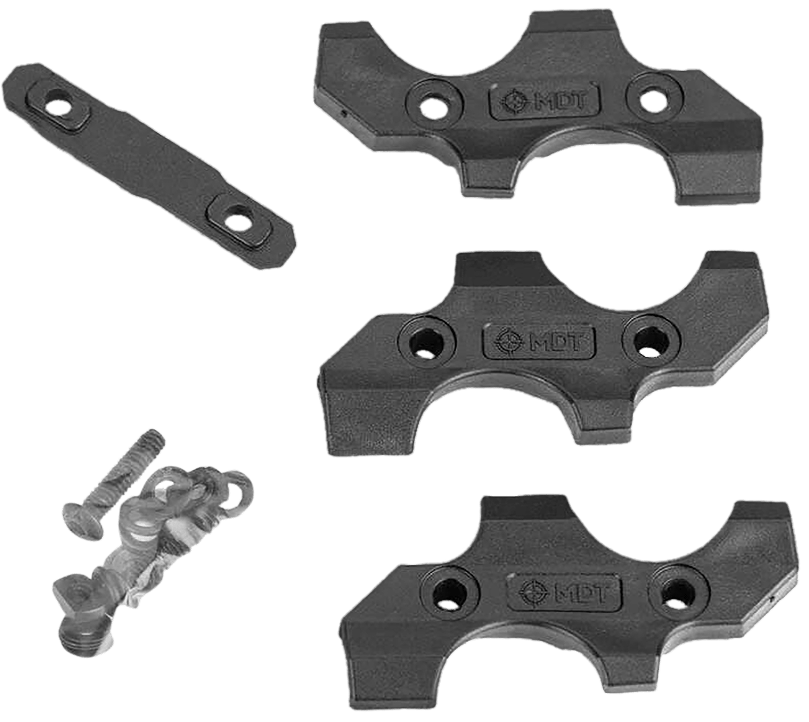Mdt Sporting Goods Inc 105248BLK M-LOK Spare Round Holder Black Polymer