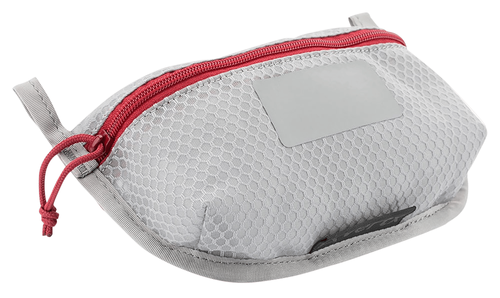 Vertx VTX5195AGYNA Overflow Pouch 2 pk, Small Size made of White Nylon with Mesh & Red Accents, YKK Zipper & Durable Hook Back Panels 5" W x 5" H Dimensions