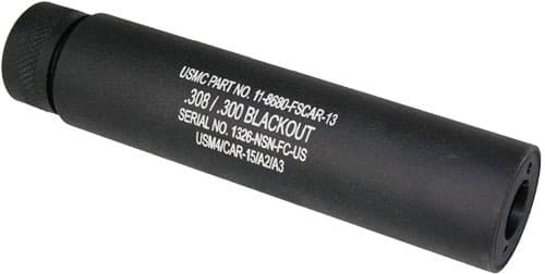 GUNTEC AR10 SLIP OVER FAKE SUPPRESSOR BLACK