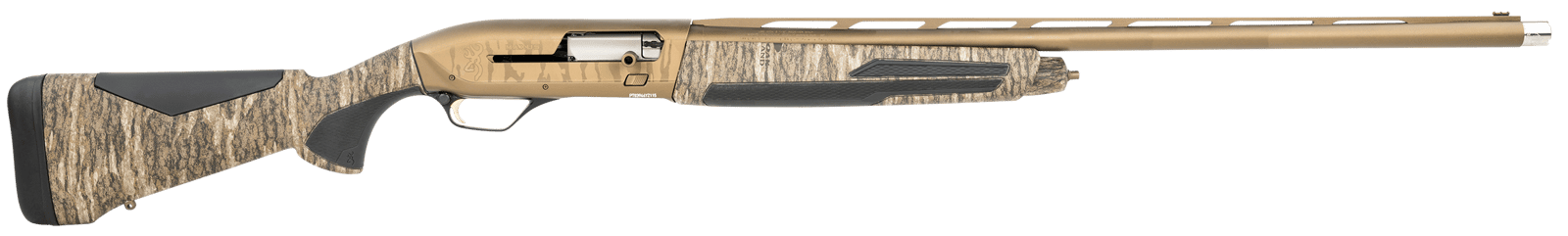 Browning 011706204 Maxus II Wicked Wing 12 Gauge 3.5" 4+1 28" Barrel, Burnt Bronze Cerakote Metal Finish, Mossy Oak Bottomland with Overmolded Grip Panels Stock