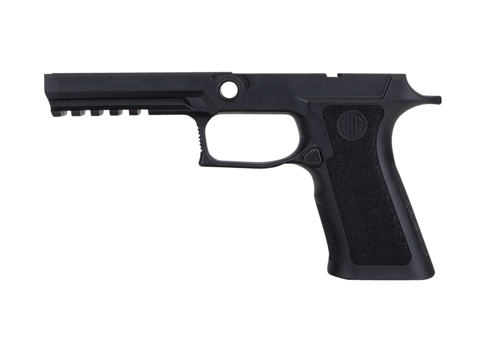 Sig Sauer GRIPMODXF943LGBLK P320 Grip Module X-Series (Large Size Module), 9mm Luger/40 S&W/357 Sig, Black Polymer, Fits Full Size Sig P320 (4.70")