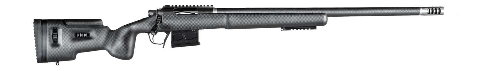 Christensen Arms 8010500400 TFM Long Range Full Size 6mm Creedmoor 4+1, 24" Carbon Fiber Target Profile Barrel, Black Nitride Aluminum Receiver, Natural Carbon Fiber Fixed Long Range Stock
