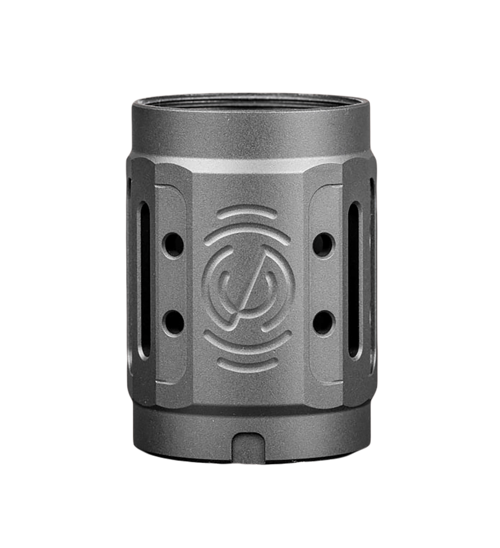 SilencerCo AC5447 Alpha MAAD Brake 2.0 Black Anodized Aluminum 2" OAL 1.45" Diameter