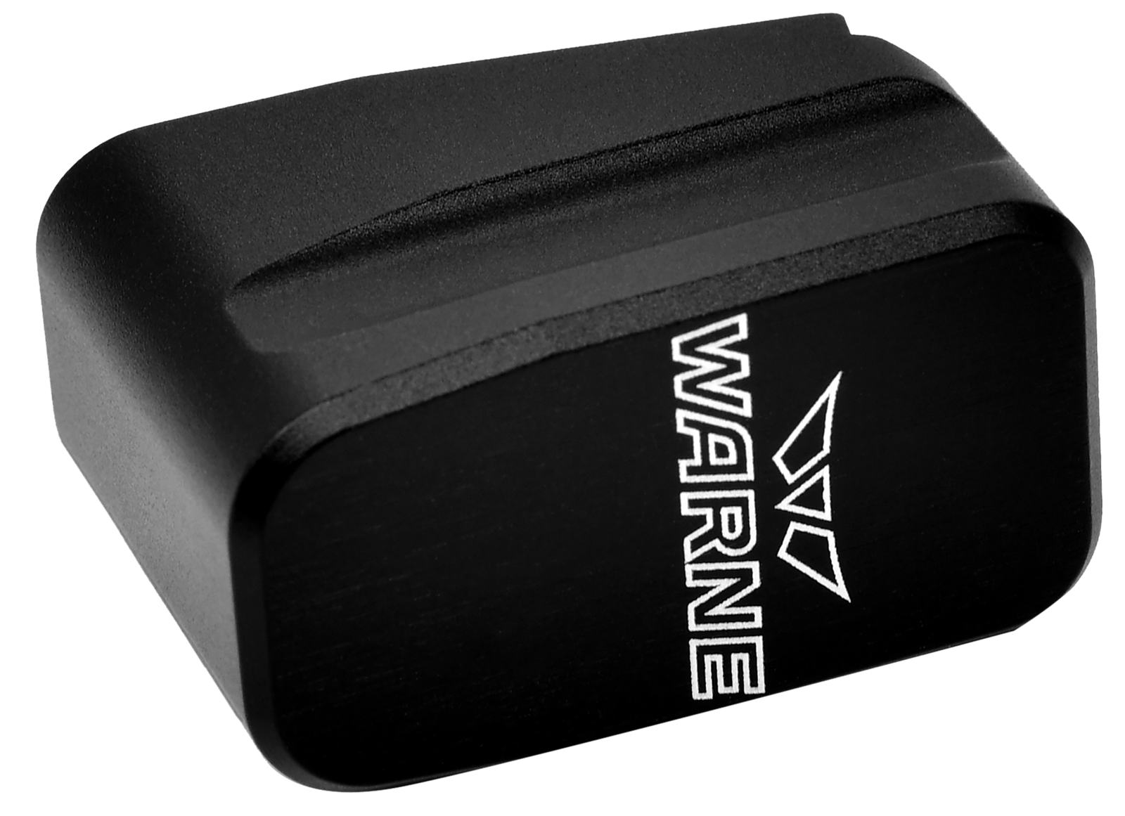 Warne MEG43X2BLK Magazine Extension  made of 6061-T6 Aluminum with Hardcoat Anodized Black Finish for Glock 43X, 48 Magazines (Adds 2rds)