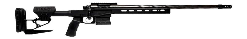 Horizon Firearms HRF-VAD-25CM-18R Vandal DM 25 Creedmoor 18" Black Chrome Spiral Fluted Threaded Barrel, Black Chrome Receiver w/Picatinny Rail, ARCA Rail, Black Anodized XLR Element 4.0 Aluminum Stoc
