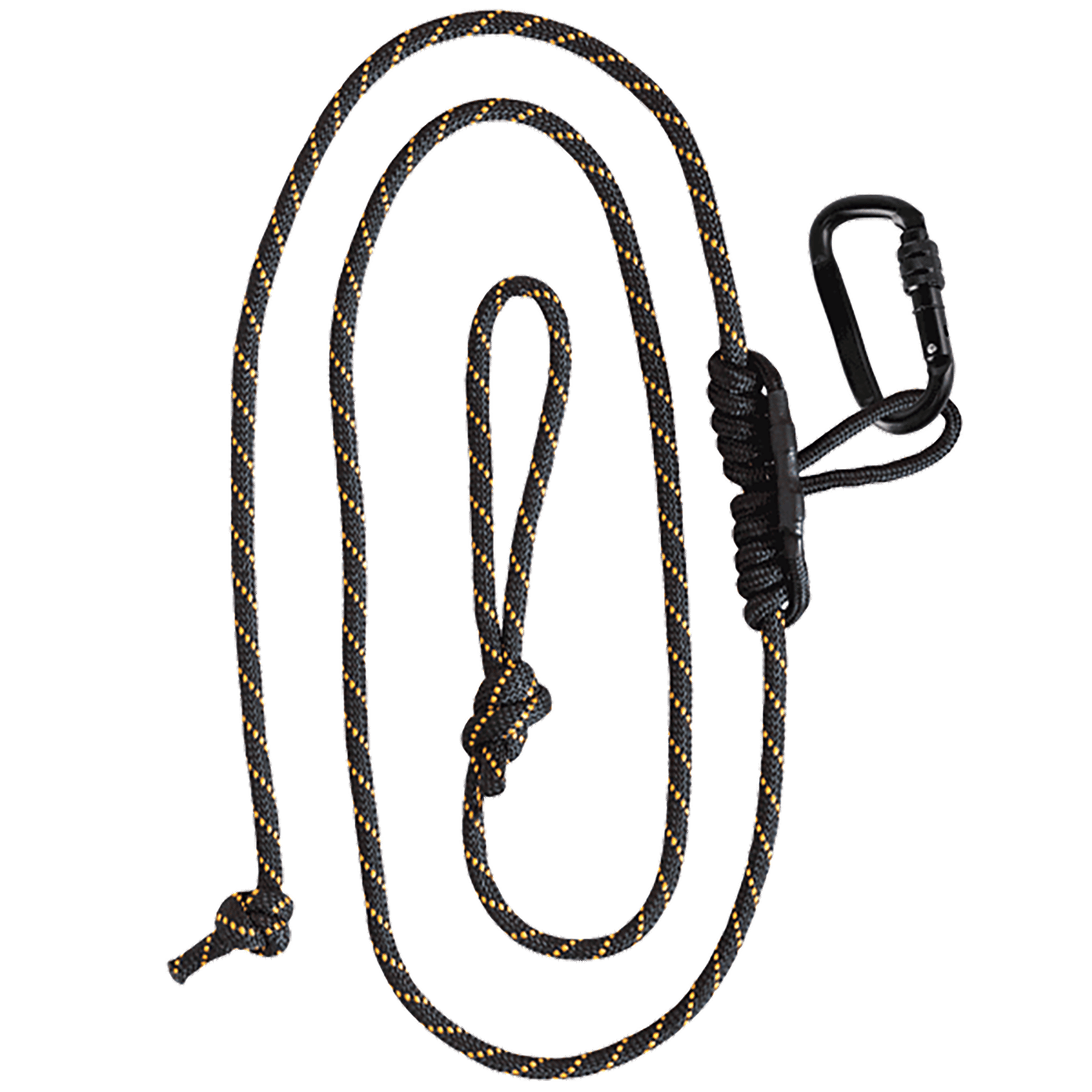 Muddy MUDMSA070 Safety Harness Lineman's Rope Black Nylon