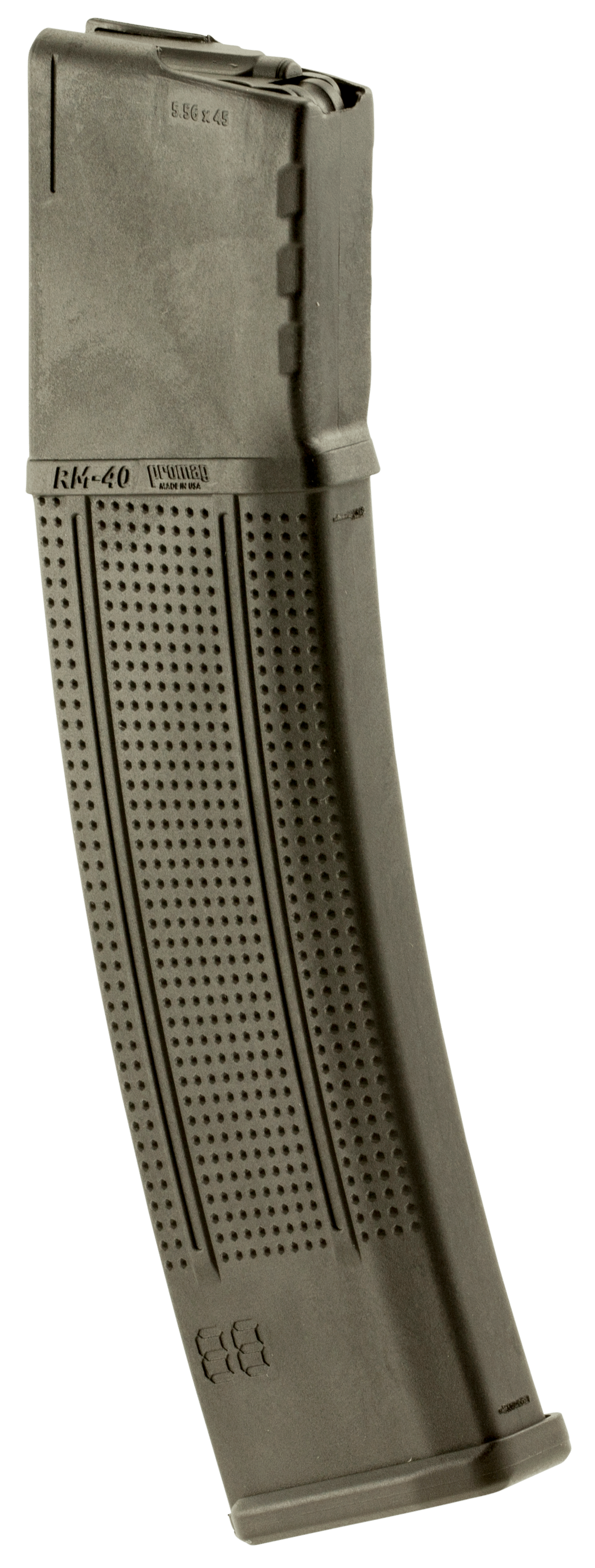 ProMag RM40 Standard  40rd Detachable w/Roller Follower 5.56x45mm Fits AR-15 Black DuPont Zytel Polymer