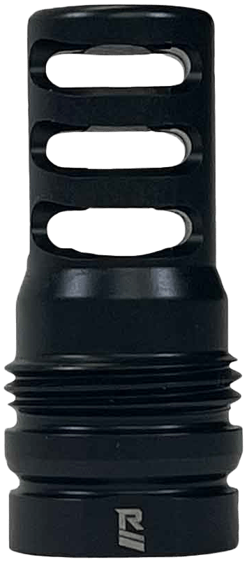 Rugged Suppressors MB024 3 Port Brake  338 Cal (8.6mm), 5/8"-24 tpi, Dual  Taper Locking System, Fits R.U.M. Mount