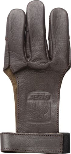 BEAR ARCHERY LEATHER SHOOTING GLOVE 3-FINGER AMBIDEXTROUS LG