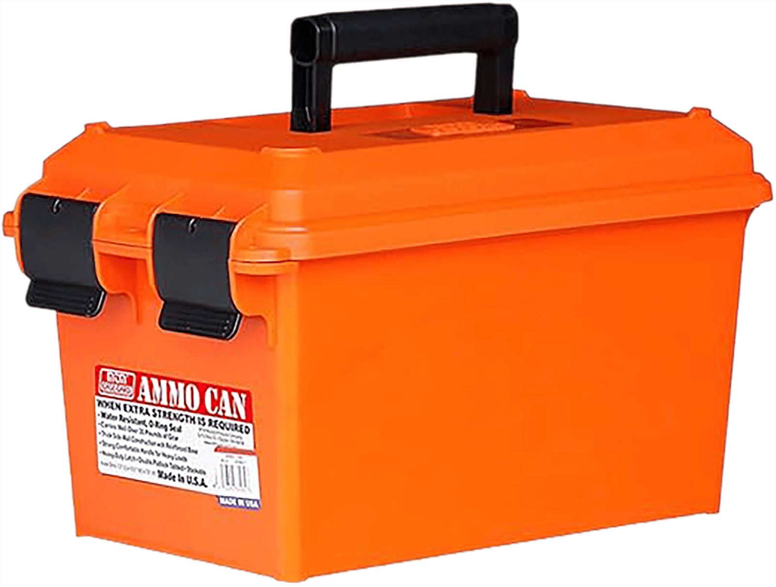 MTM Case-Gard AC35 Ammo Can  Orange Polypropylene
