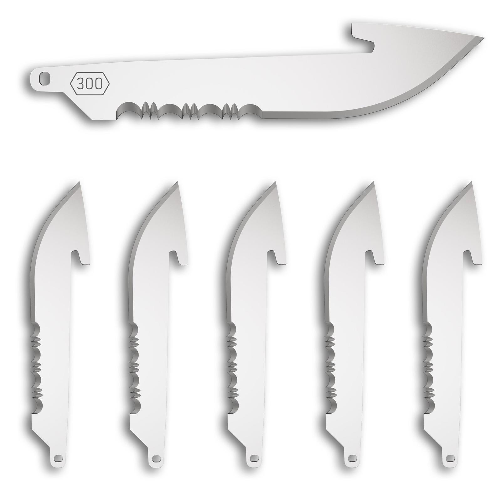 OD EDGE DROP-PT 3.0" SRTD BLADE 6PK