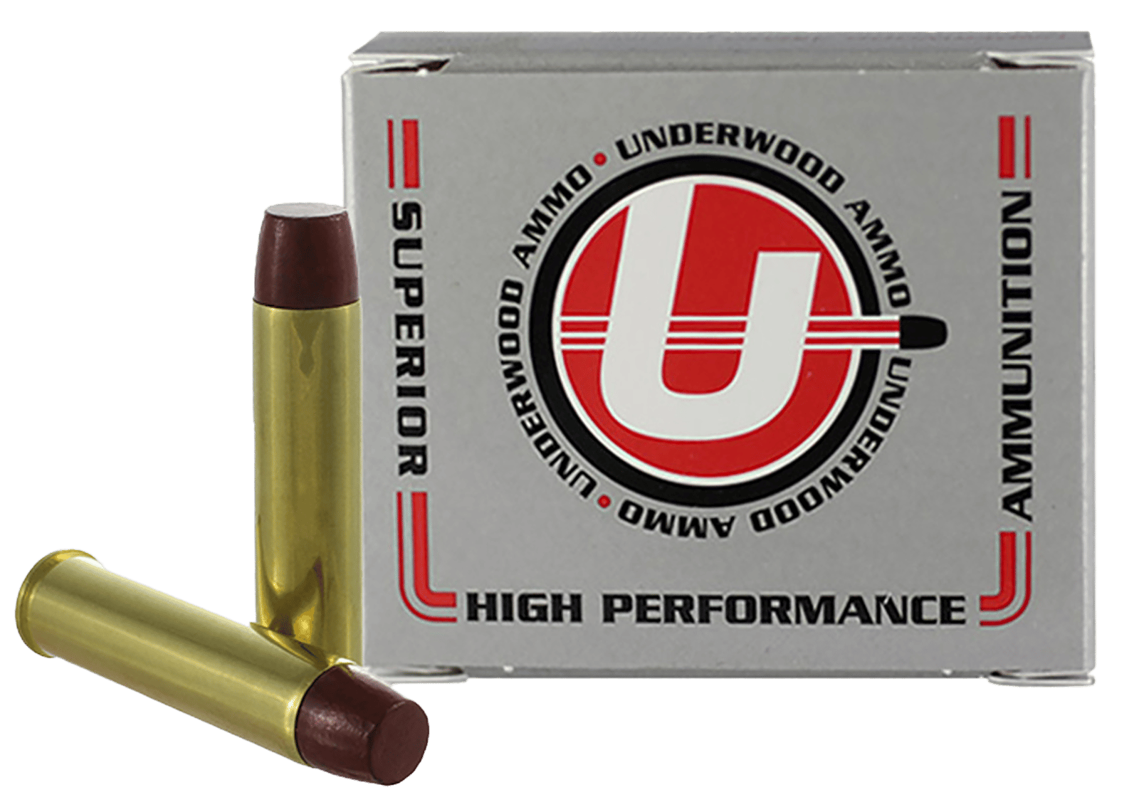 Underwood Ammo 726 Gas Check  460S&WMag 360gr Hard Cast Long Wide Nose 20 Per Box/10 Case