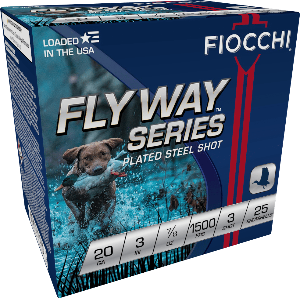 Fiocchi 203ST3 Flyway  20Gauge 3" 7/8oz 3Shot 25 Per Box/10 Case