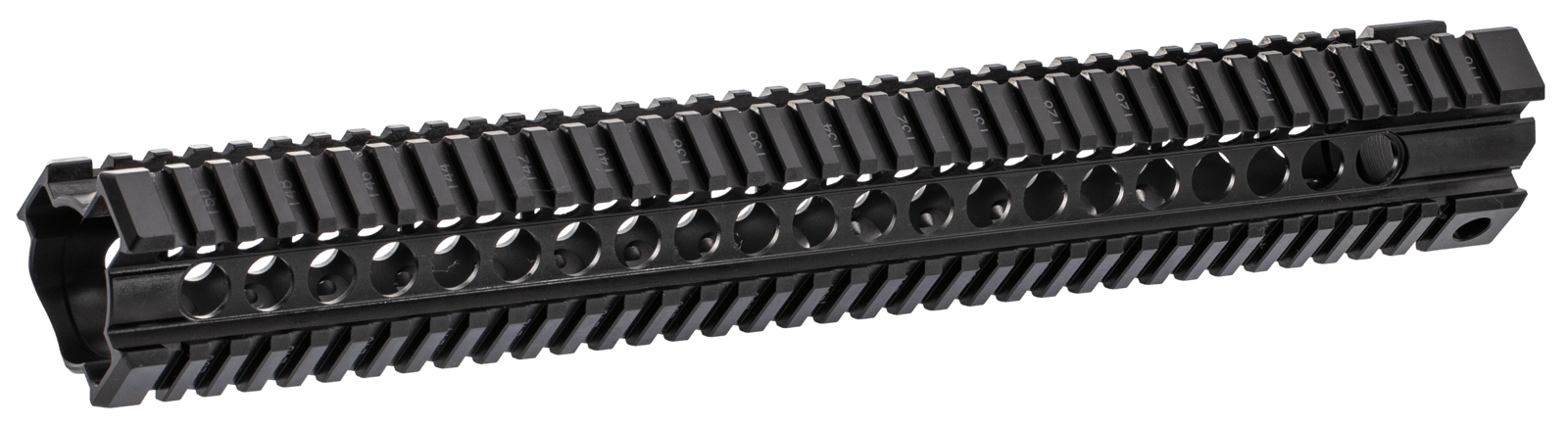 MIDWEST INDUSTRIES INC MICRT15 T-Series AR-15 6061 Aluminum Black Hard Coat Anodized 15"