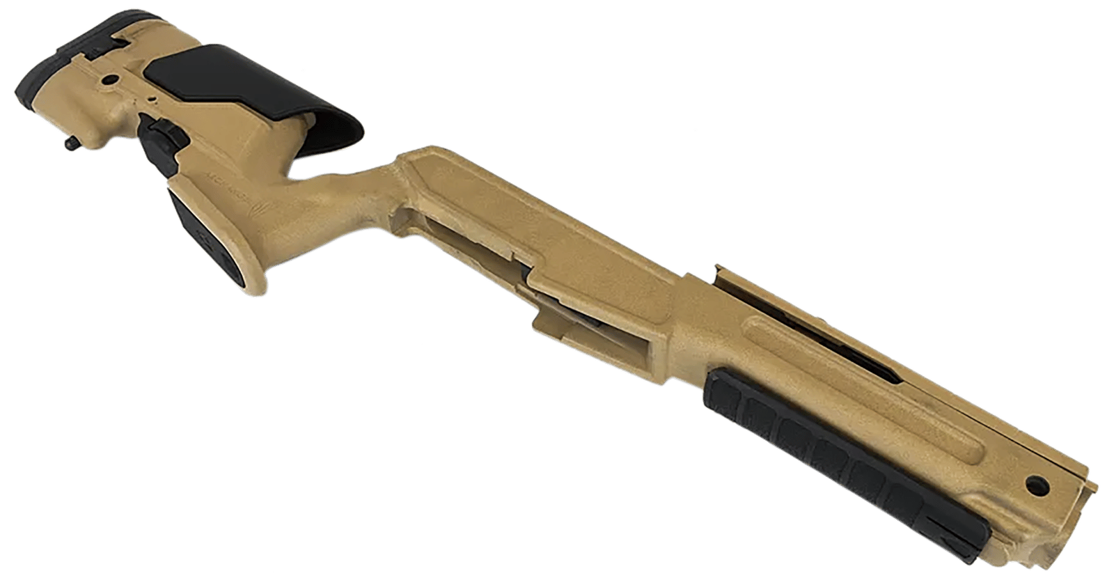 Archangel AAMINIDT Precision Stock  Desert Tan Synthetic Fixed with Adjustable Cheek Riser for Ruger Mini-14, Mini Thirty