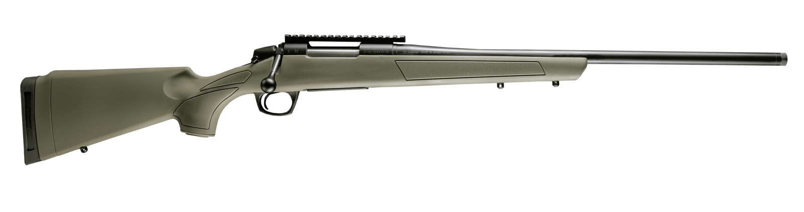 CVA CR3909G Cascade  6.5 PRC 2+1 24" Graphite Black Cerakote Threaded Barrel, Graphite Black Cerakote Picatinny Rail Steel Receiver, OD Green Synthetic Stock