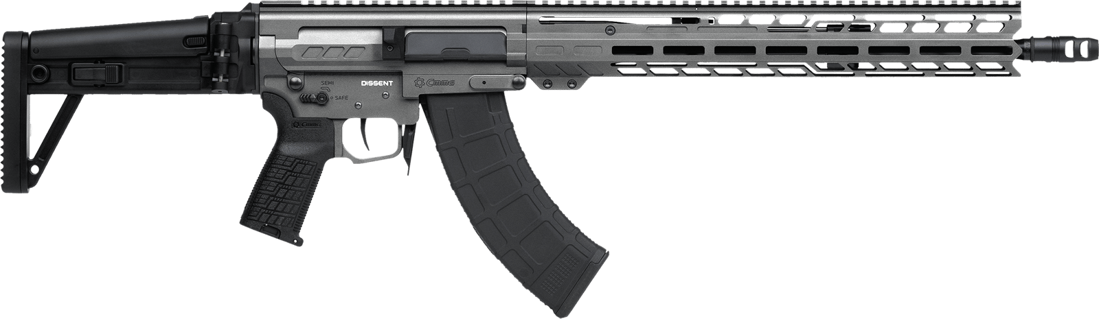 CMMG 86AD60BTNG  DISSENT MK47 762X39 16.1   TUNGST