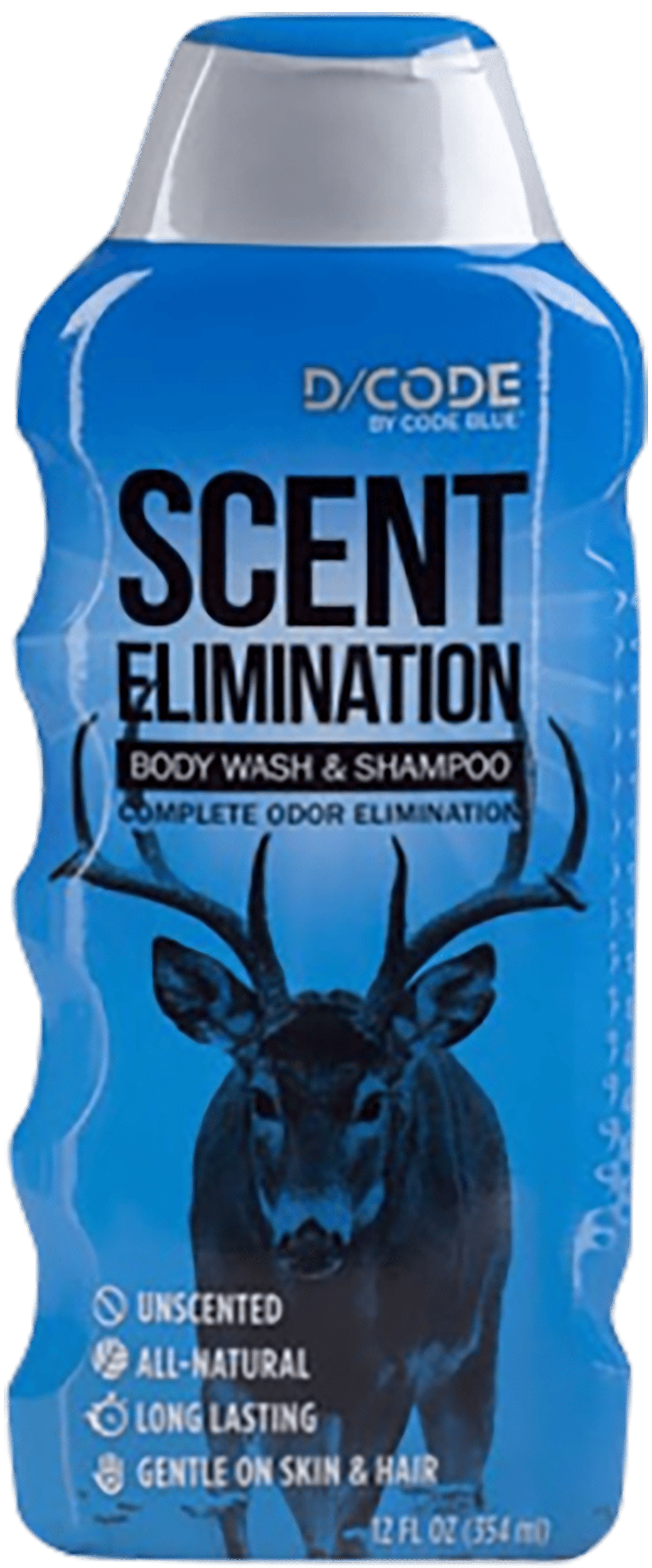 Code Blue OA1308 Body Wash/Shampoo Scent Eliminator Odorless 12 oz Squeeze Bottle