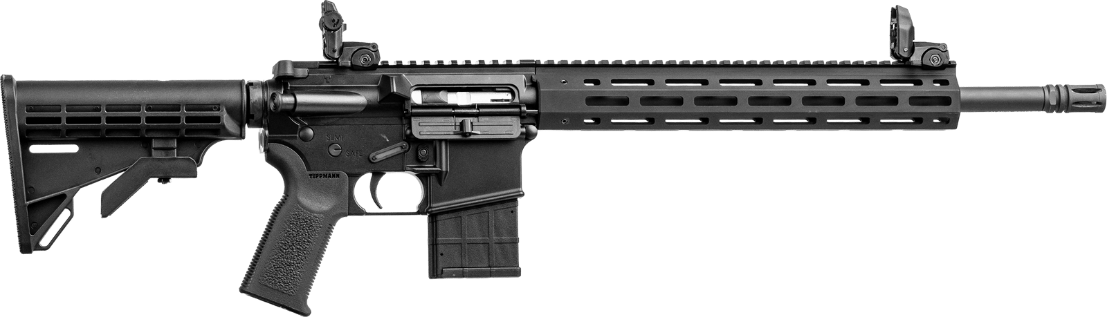 Tippmann Arms A101256 M4 Magnum Elite MSR 22 WMR 15+1 16" Black Parkerized Threaded Barrel, Matte Black Receiver w/Picatinny Rail Aluminum Receiver, M-LOK Handguard, Black Adj CAR15 Polymer Stock, Bla