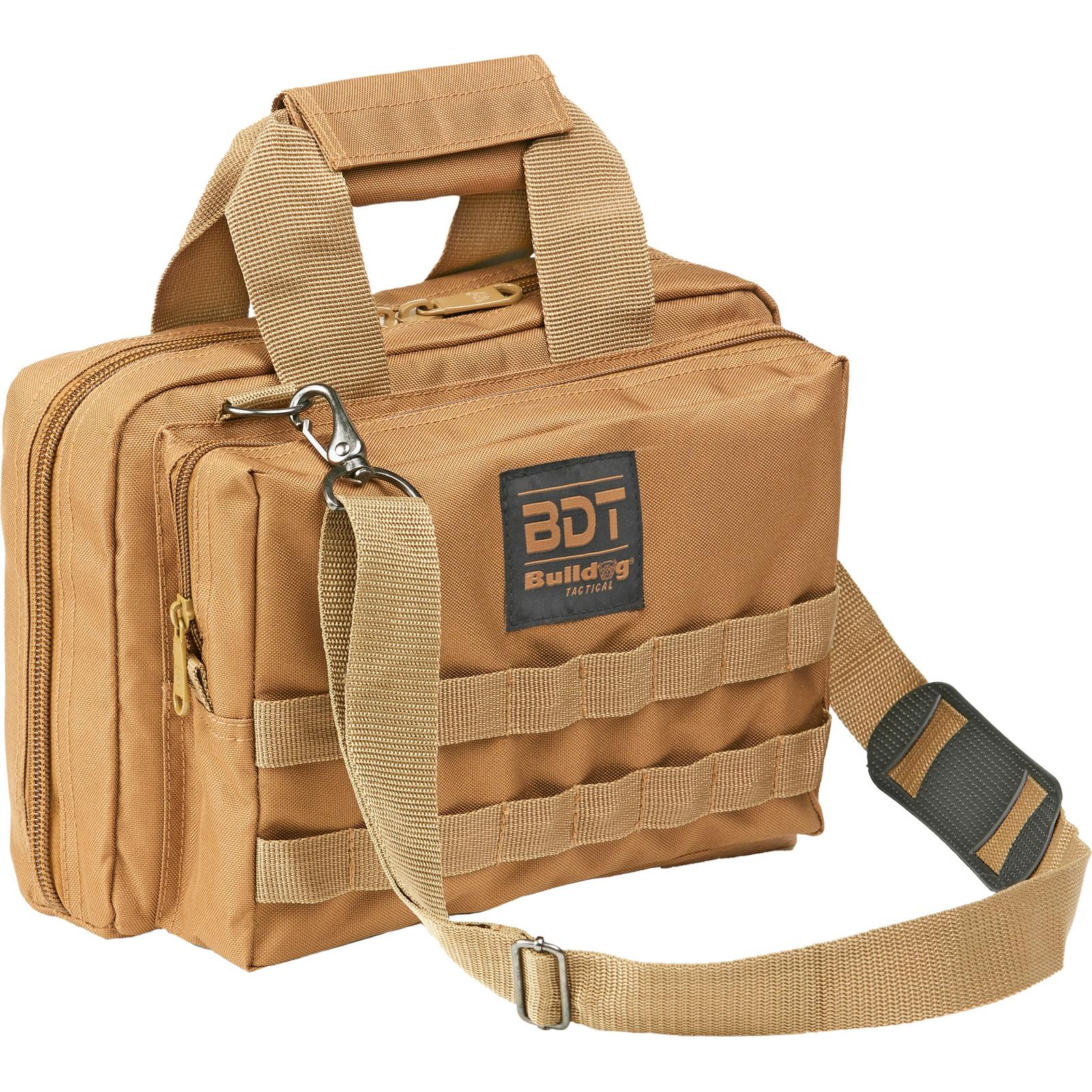 BULLDOG DLX 2 PISTOL RANGE BAG TAN