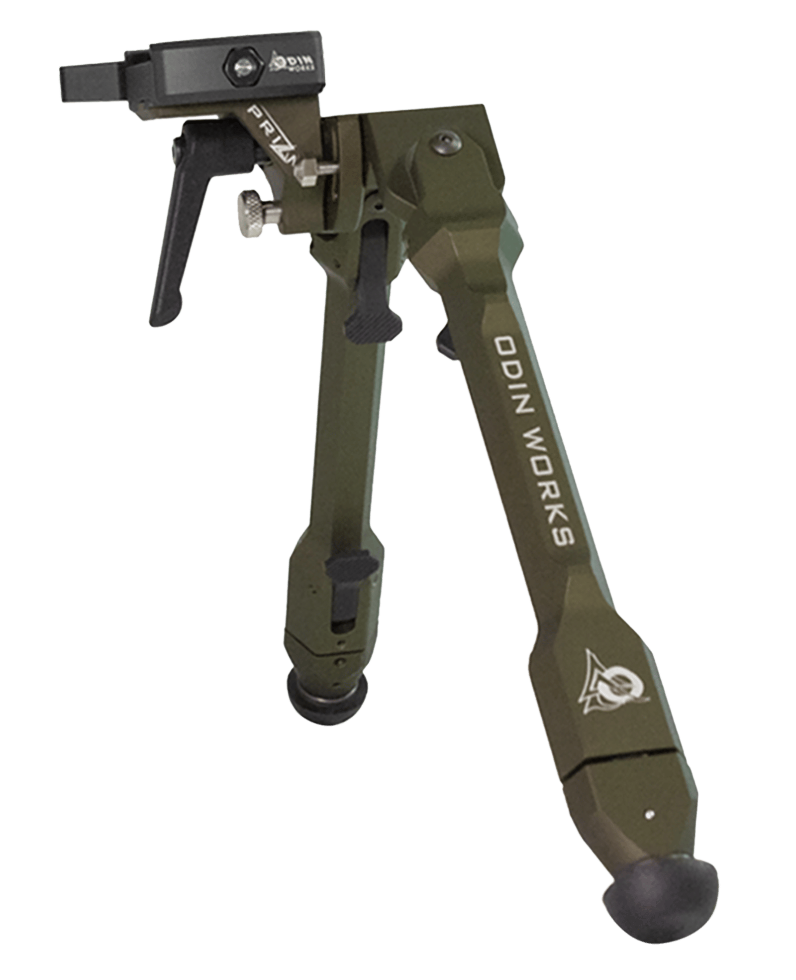 Odin Works BPPRIZMARCARG Precision Bipod Arca Ranger Green 4.0"-14.50" 6061 Aluminum/303 Stainless Steel