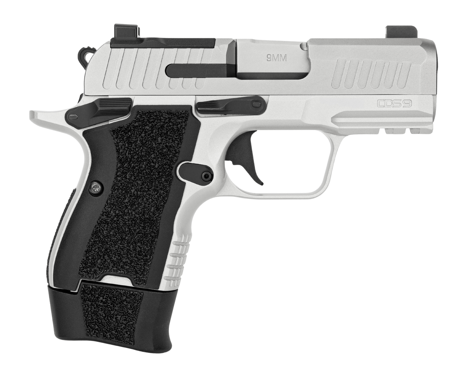 Kimber Mfg, Inc 3600007 CDS9 9mm Luger 15+1 Stainless Steel Optic Ready/Serrated Slide, Aluminum Frame w/Beavertail & Picatinny Rail, RMSc Footprint, Ambidextrous