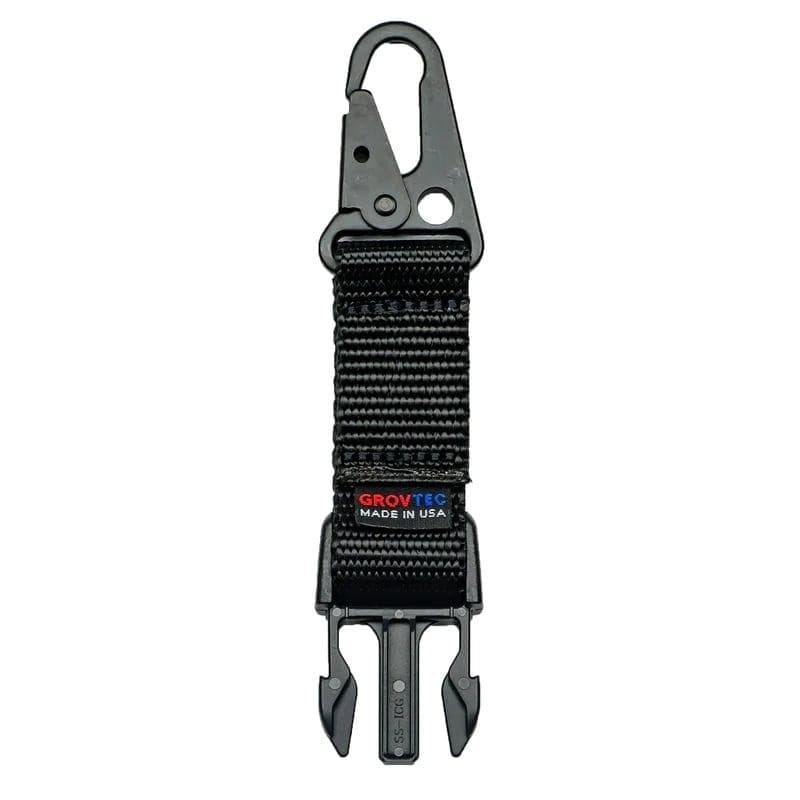 GrovTec Snap Hook Buckle Accessory Black