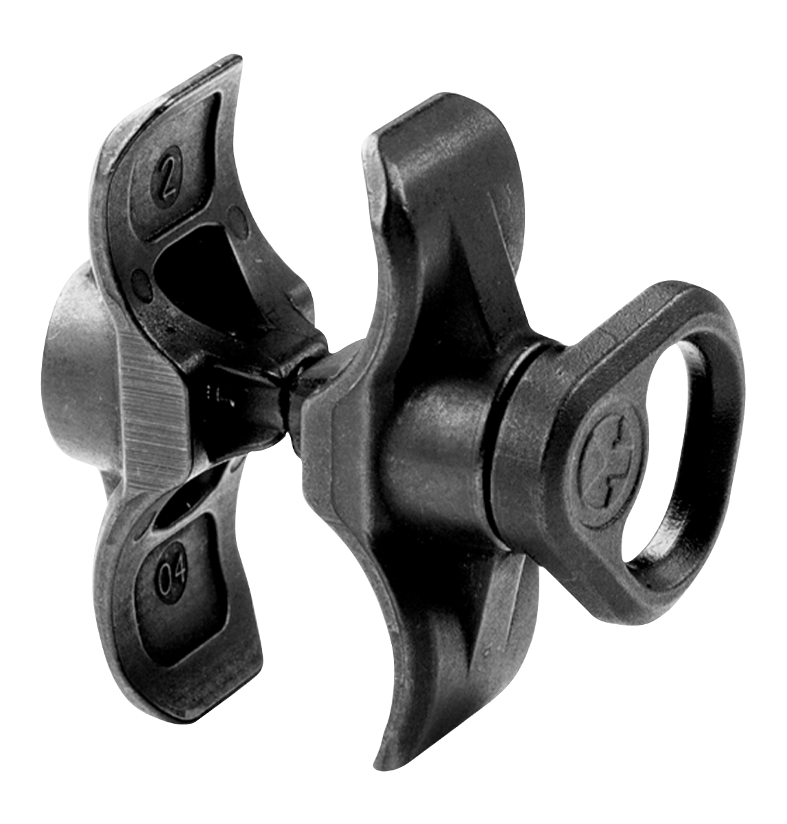 Magpul MAG493BLK Forward Sling Mount  made of Steel with Melonite Black Finish for Mossberg 590 & 590AL with Magpul SGA Stock