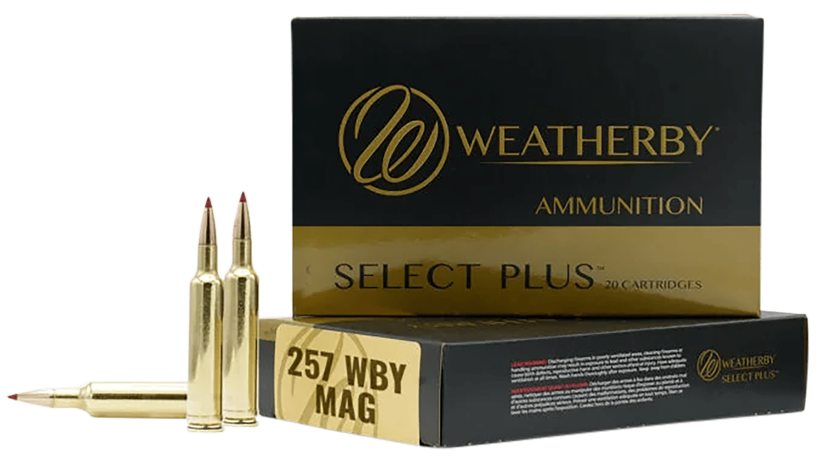 Weatherby H257110ELDX Select Plus  257WthbyMag 110gr Hornady ELD-X 20 Per Box/10 Case