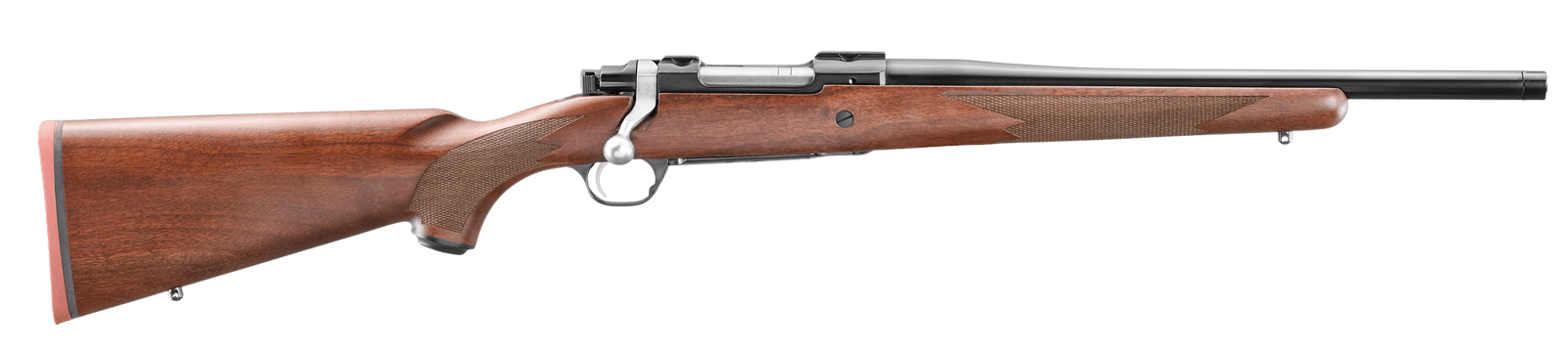 Ruger 67100 Hawkeye Hunter 308 Win 4+1 16.60" Satin Blued Threaded Barrel, Satin Blued Steel Receiver w/Integral Scope Mount, American Walnut Fixed Stock, Right Hand
