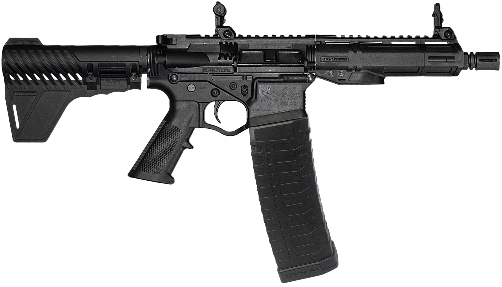 ATI ATIGAX5567MLB60 Alpha Maxx  223 Rem/5.56 NATO 60+1 7.50" Threaded Barrel, Matte Black Receiver w/Picatinny Rail, M-LOK Handguard, Black Polymer Blade, A2 Grip