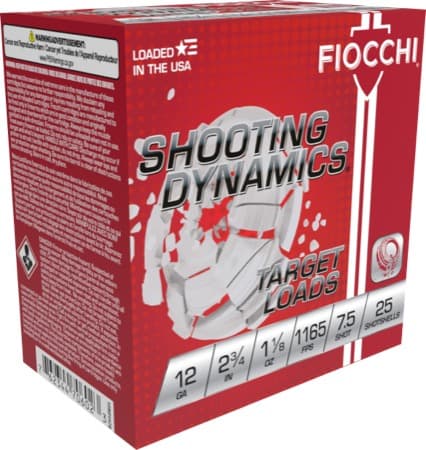 FIOCCHI 12GA 2.75" 1-1/8OZ #7.5 1165FPS 250RD CASE LOT
