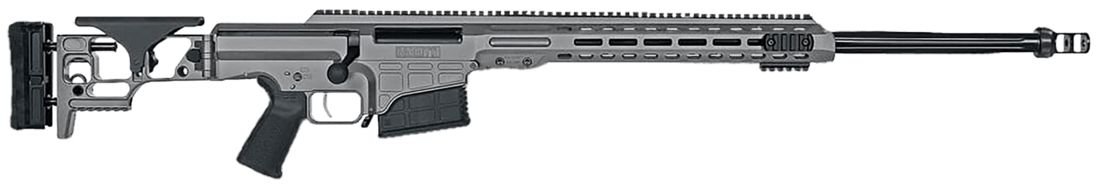 Barrett 18501 MRAD  300 PRC Caliber 26" 10+1, Tungsten Gray Rec & Folding Stock, Black Magpul Grip
