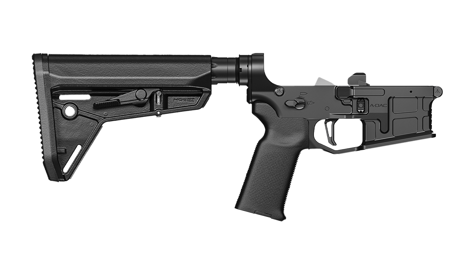 Radian Weapons R0847 A-DAC 15 Lower Receiver SBA3 Flat trigger Radian Black