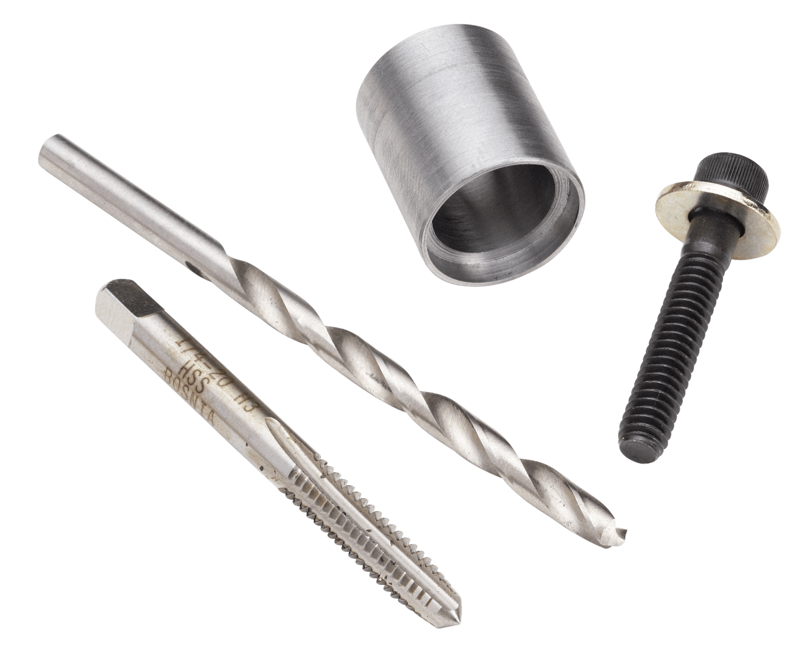 Hornady 050033 Stuck Case Remover Silver Multi Caliber Includes #7 drill and 1/4 inch 20 tap