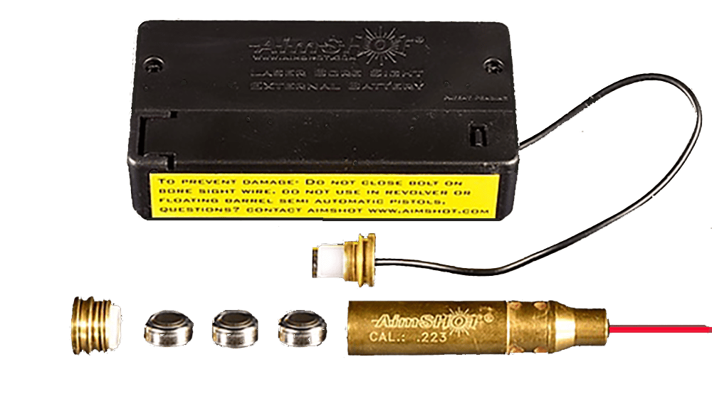 AimShot MBS22320X Modular Bore Sight  223 Rem Brass Includes Batteries
