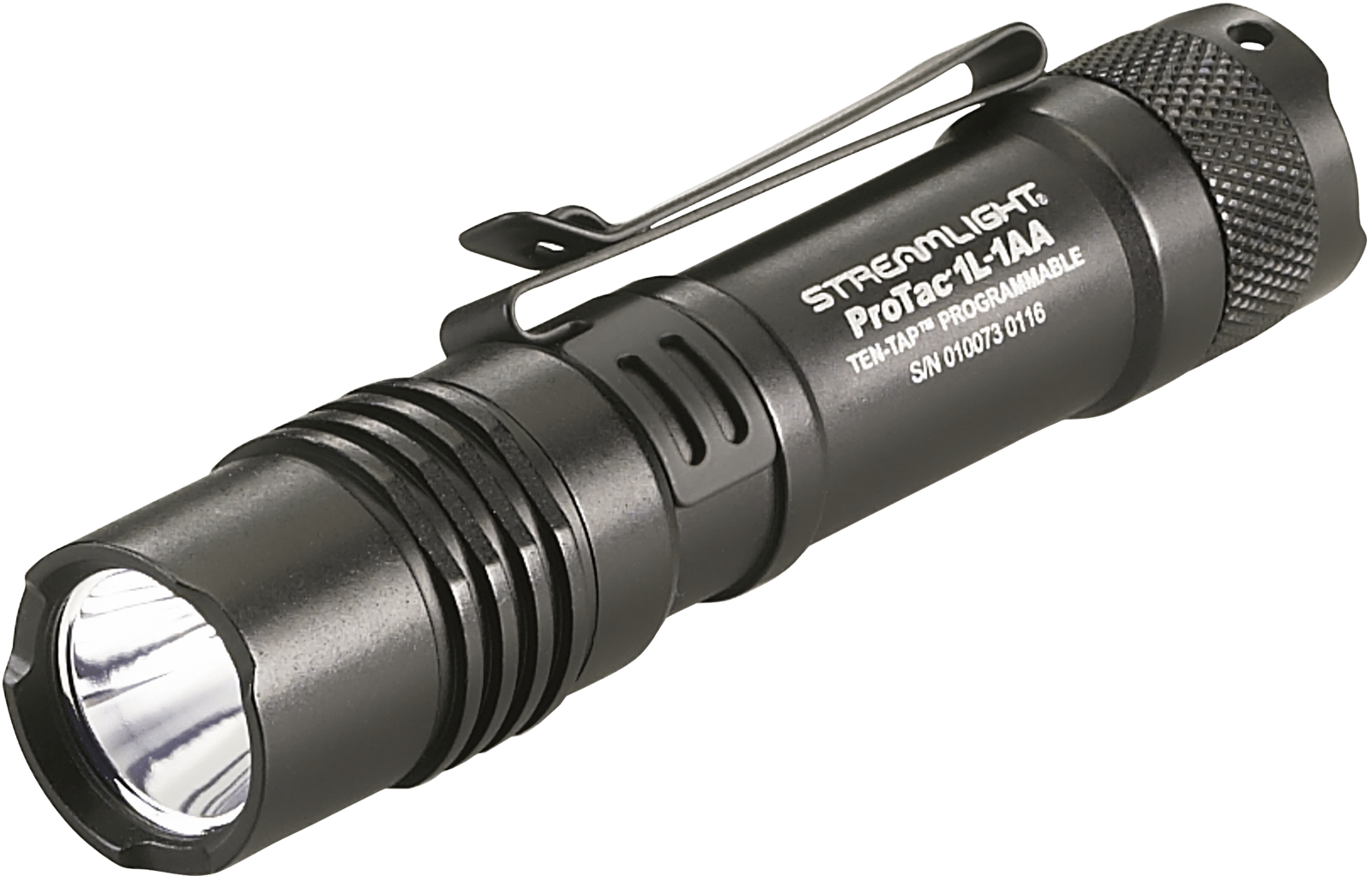 Streamlight 88061 ProTac 1L-1AA Everyday Carry Flashlight  Black Anodized 40/150/350 Lumens White C4 LED