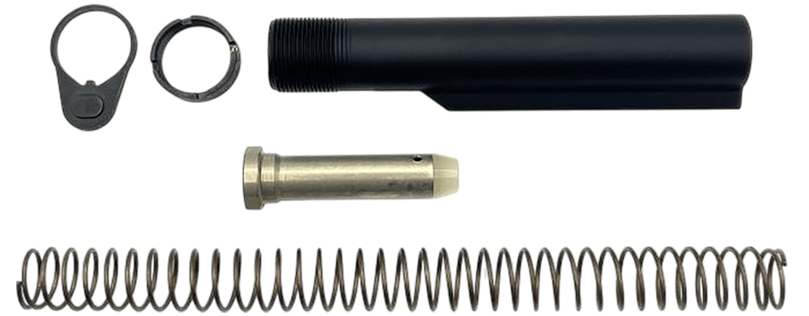 LBE Unlimited H1BUFKT  Buffer Tube Kit Black AR-Style