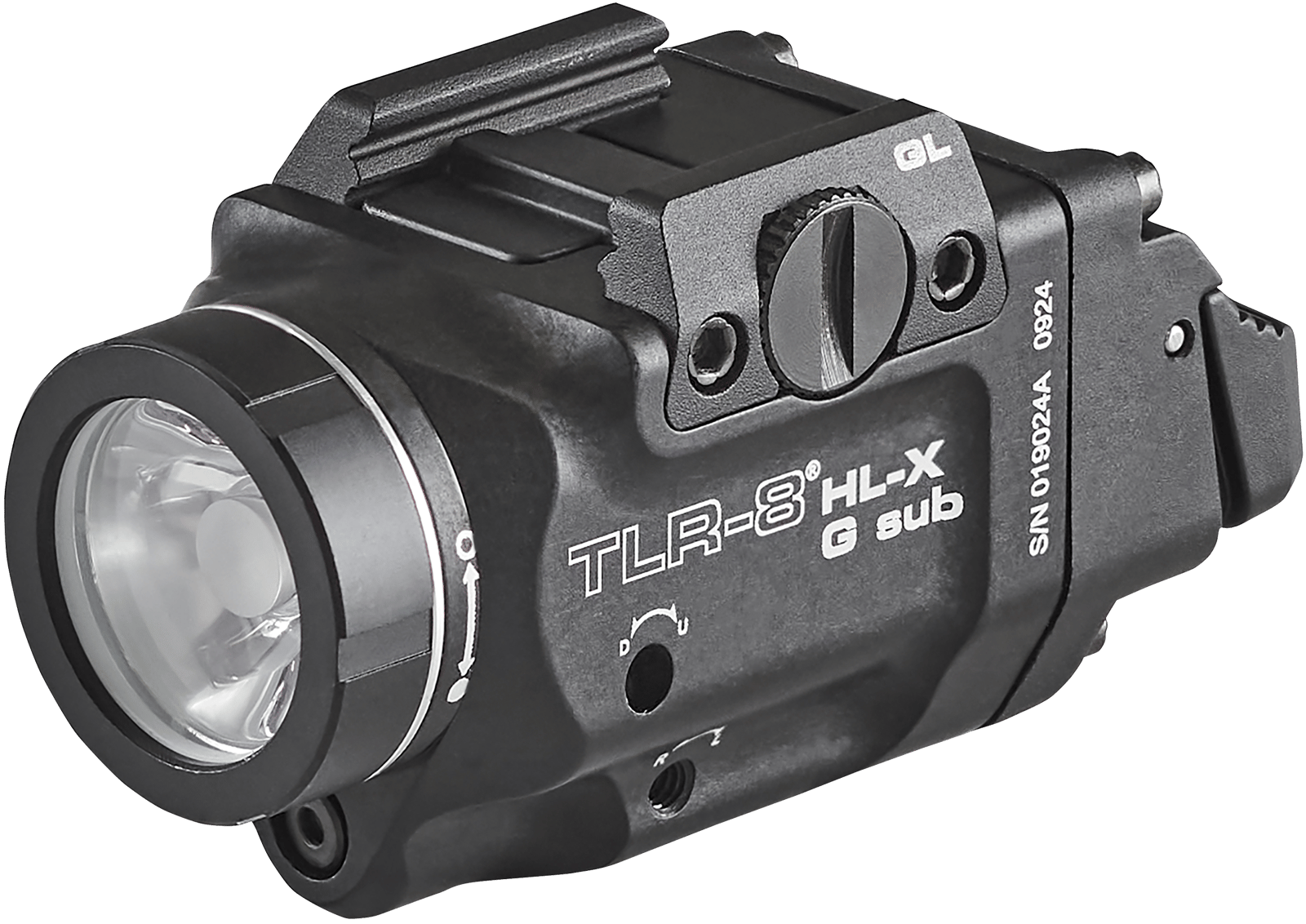 Streamlight 69476 TLR-8  Black Aluminum Glock 43x/48 1,000 Lumens Green Laser