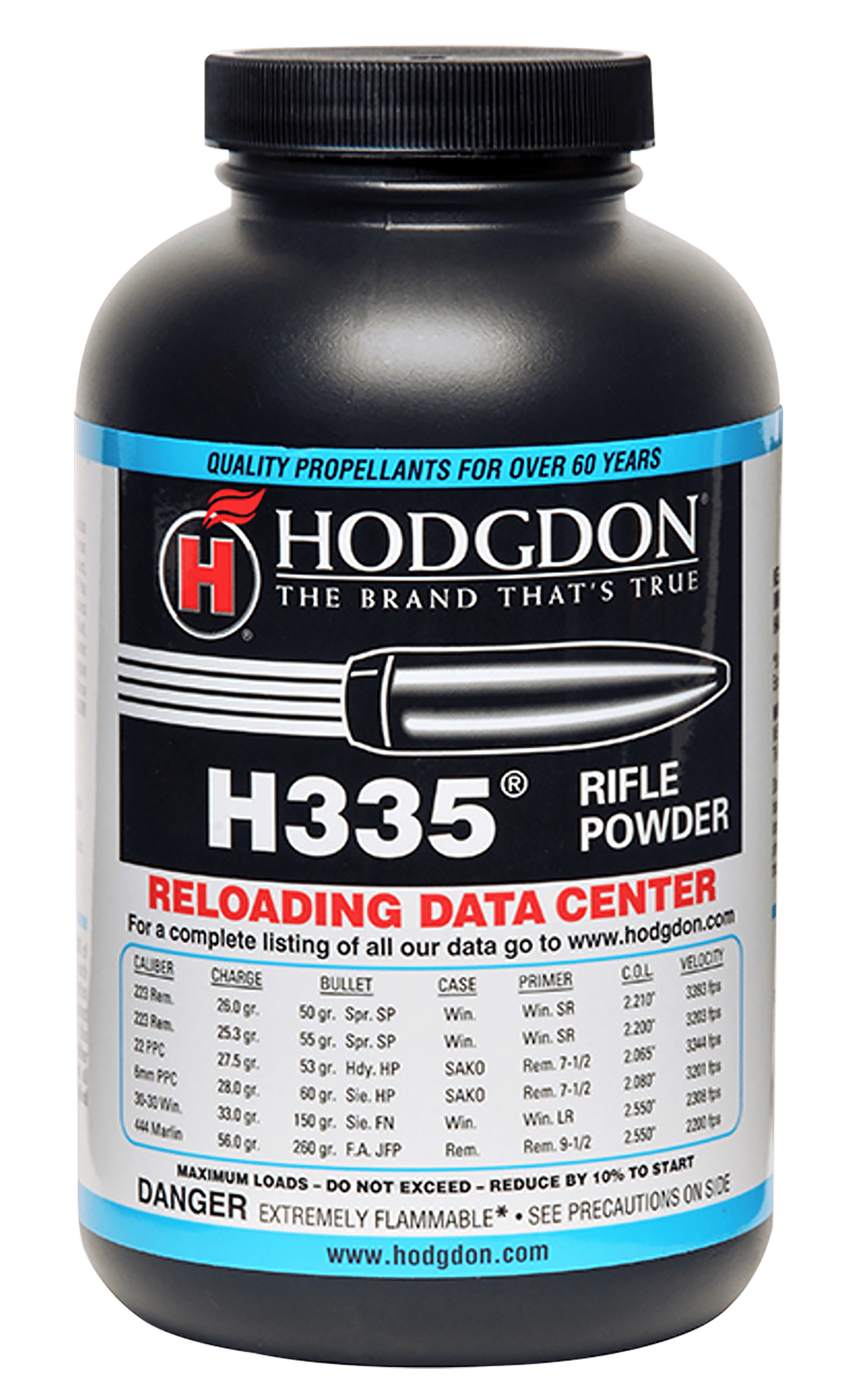 Hodgdon 3351 Spherical H335 Rifle Powder Multi-Caliber 1 lb